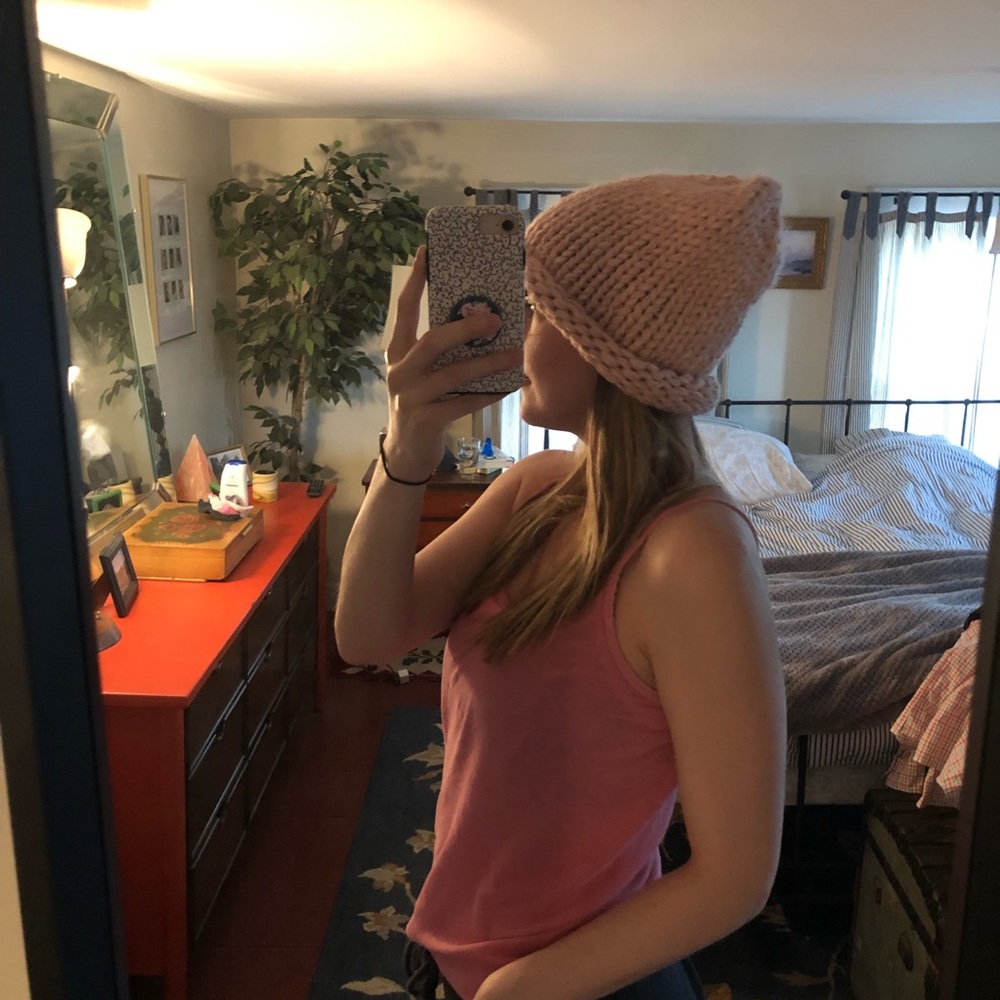 Super cute pale pink knit hat from Target! - Picture 6 of 6
